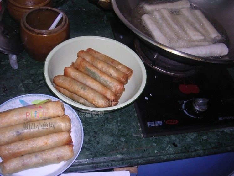 莆田传统小吃春卷附做陷包法油炸全过程