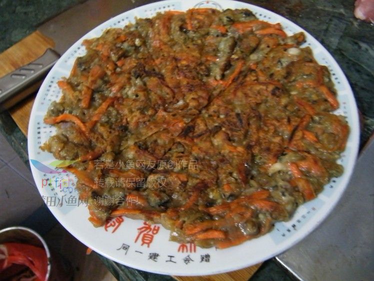 莆田传统美食煎海蛎饼附详细做法过程图解