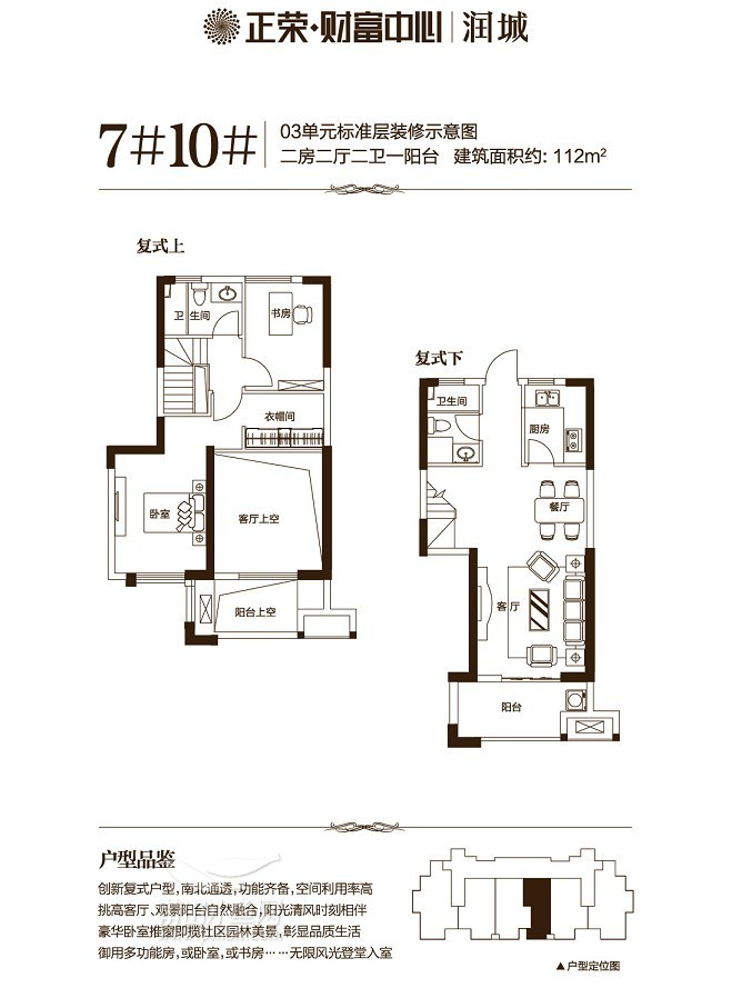 正荣财富中心|润城 6—10#楼户型图品鉴 莆田楼市报道 莆田小鱼