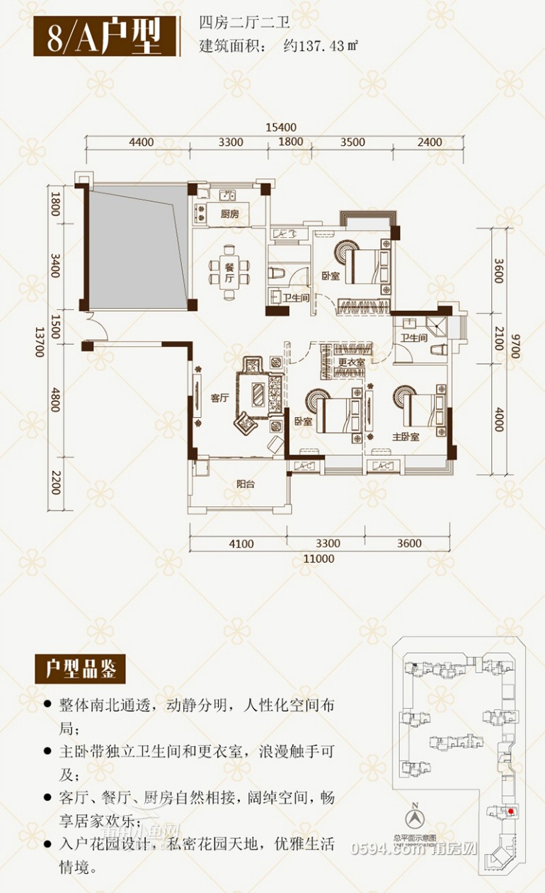 涵江骏乘华府户型图出来了